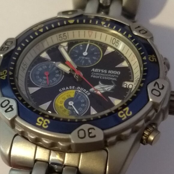 Chase-Durer Abyss 1000 Model 223-12334 Chronograph Watch - Picture 10 of 13